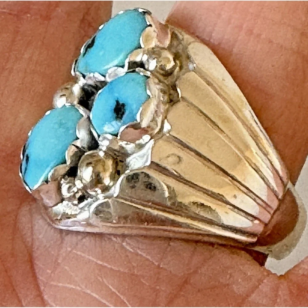 Native American Navajo Indian Turquoise Jewelry natural turquoise